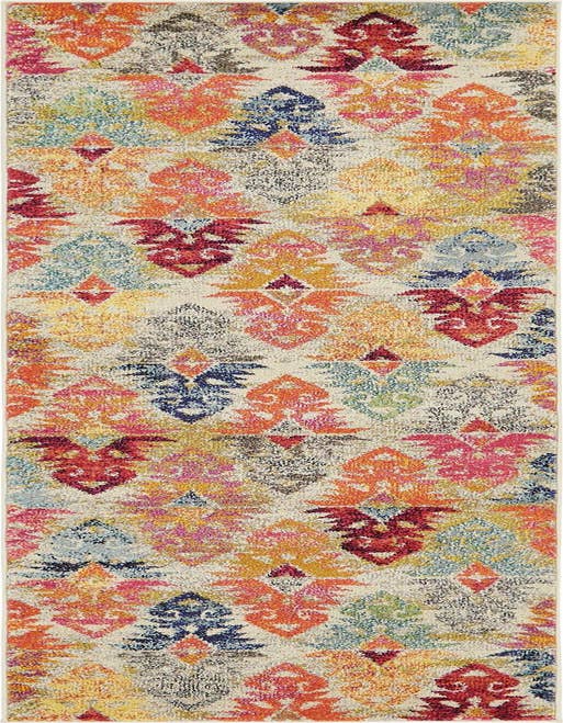 Detail image of 2' 7 x 10' Washable Mesa Runner Rug