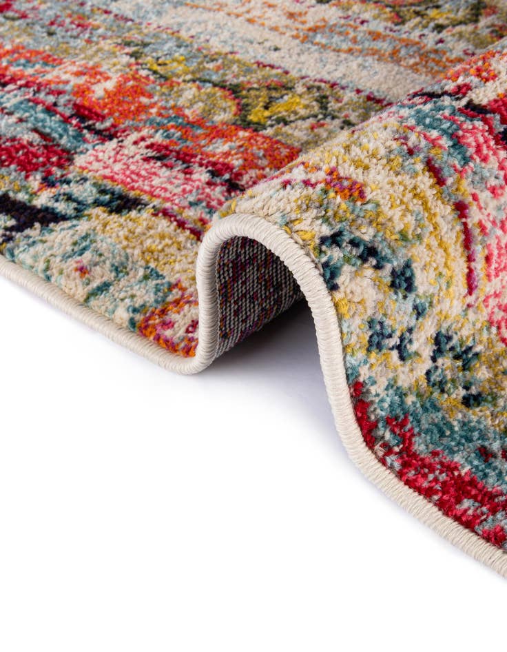 Detail image of 2' x 7' Washable Mesa Runner Rug