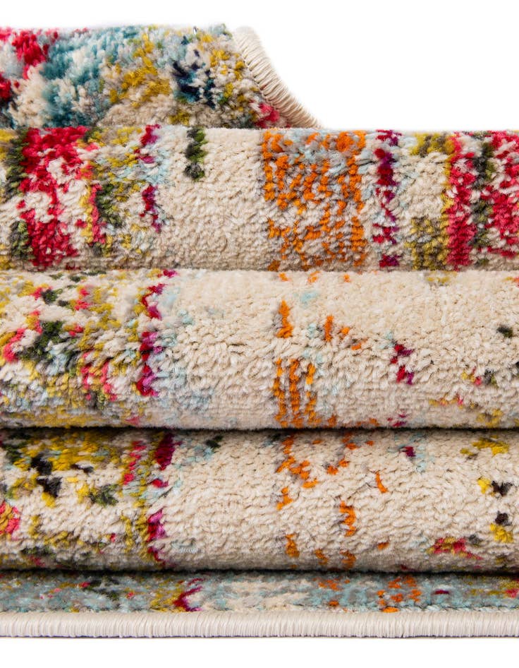 Detail image of 2' x 7' Washable Mesa Runner Rug