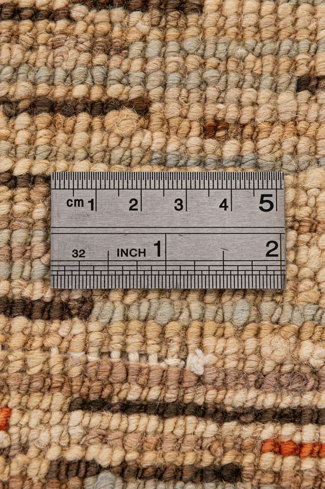 3' 11 x 9' Hand Knotted Modern Ziegler Runner Rug