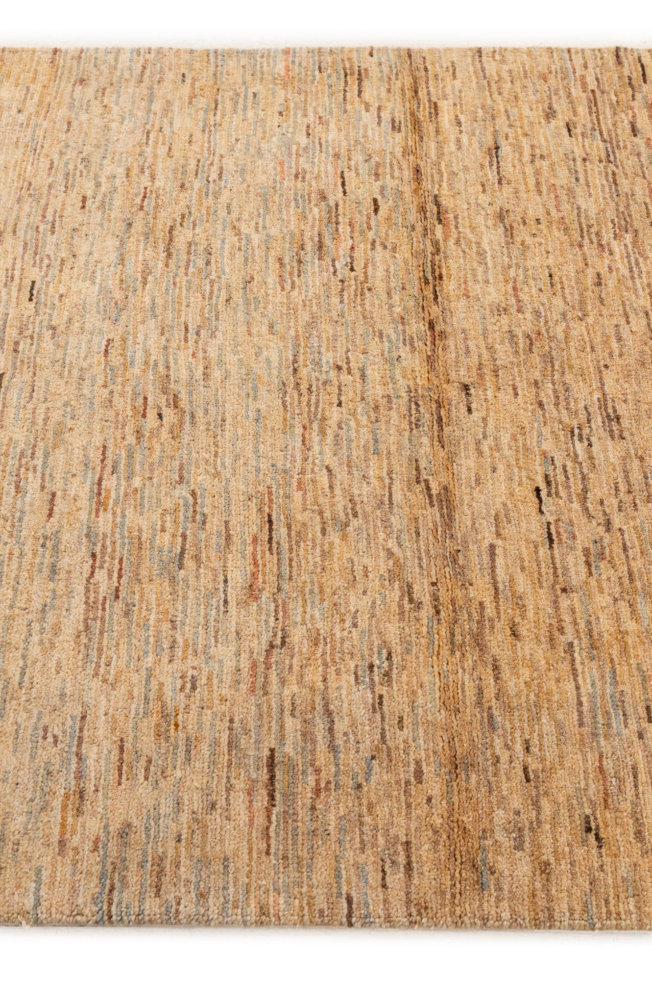 3' 11 x 9' Hand Knotted Modern Ziegler Runner Rug