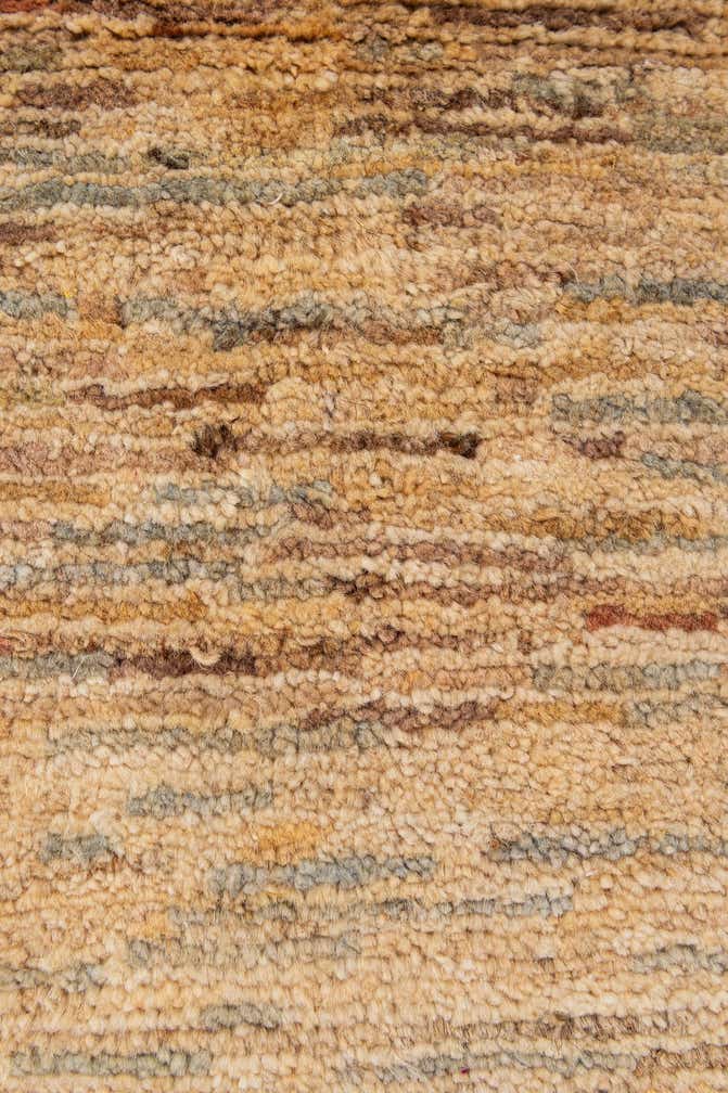 3' 11 x 9' Hand Knotted Modern Ziegler Runner Rug