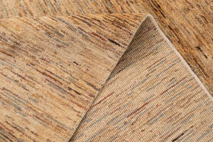 3' 11 x 9' Hand Knotted Modern Ziegler Runner Rug