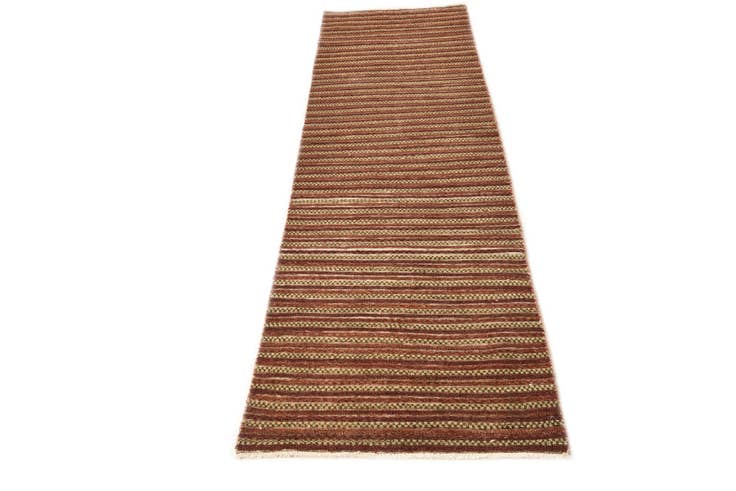 Detail image of 2' 6 x 9' Hand Knotted Modern Ziegler Runner Rug