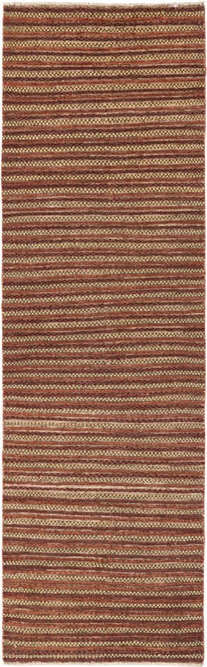 Detail image of 2' 6 x 9' Hand Knotted Modern Ziegler Runner Rug