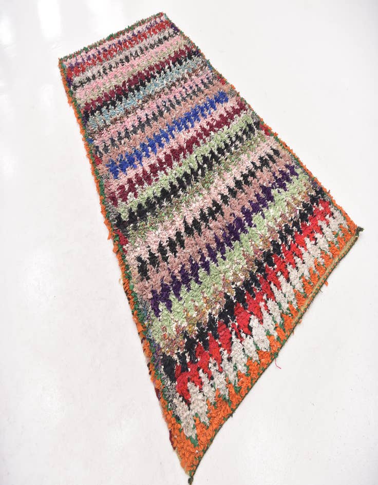 Detail image of 5' 1 x 9' 8 Hand Knotted Moroccan Runner Rug