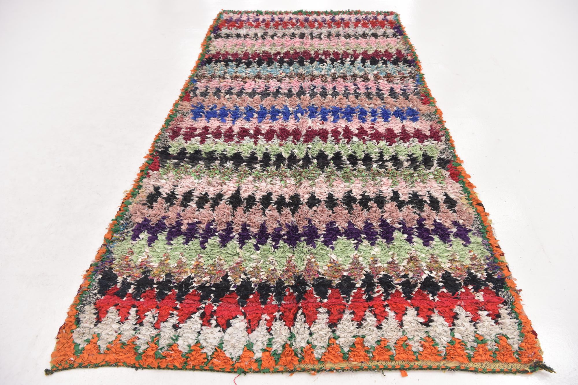 5' 1 x 9' 8 Hand Knotted Moroccan Runner Rug