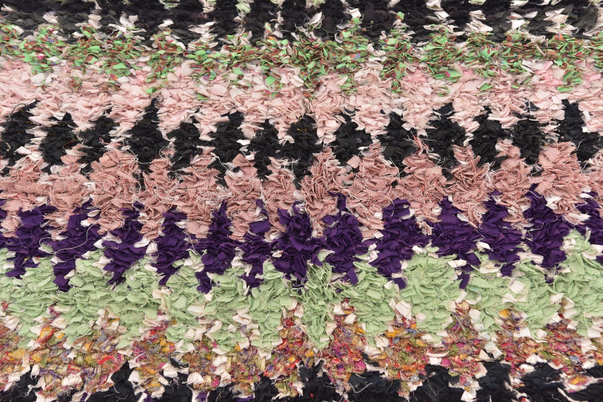 5' 1 x 9' 8 Hand Knotted Moroccan Runner Rug