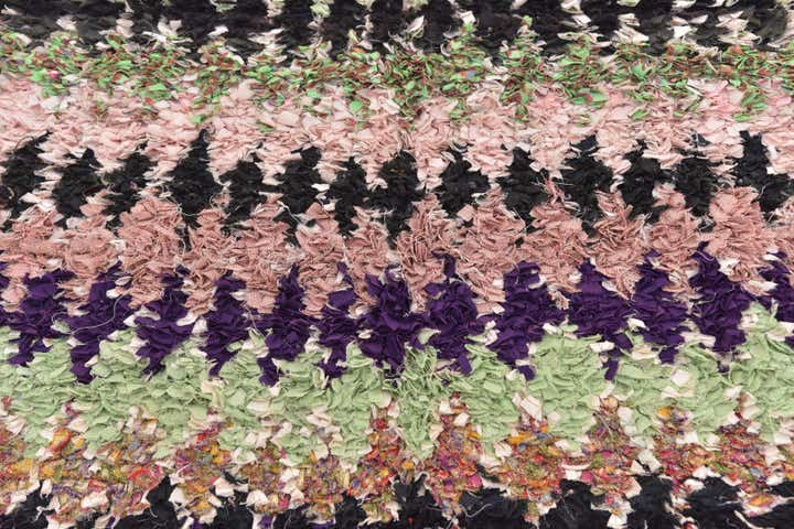 5' 1 x 9' 8 Hand Knotted Moroccan Runner Rug
