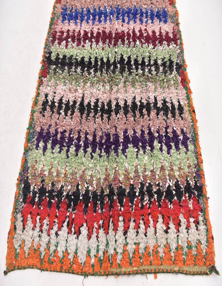 Detail image of 5' 1 x 9' 8  Hand Knotted Moroccan Runner Rug