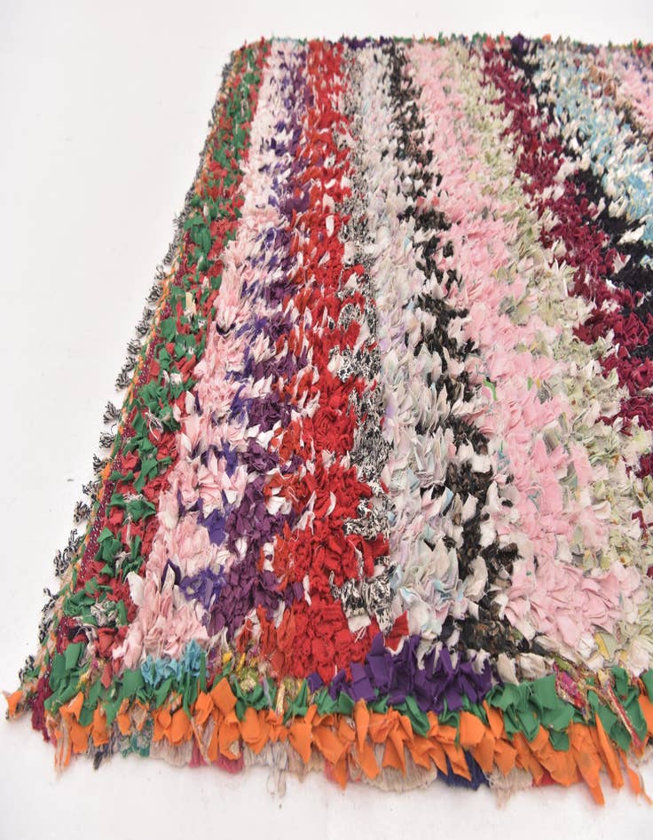 Detail image of 5' 1 x 9' 8 Hand Knotted Moroccan Runner Rug