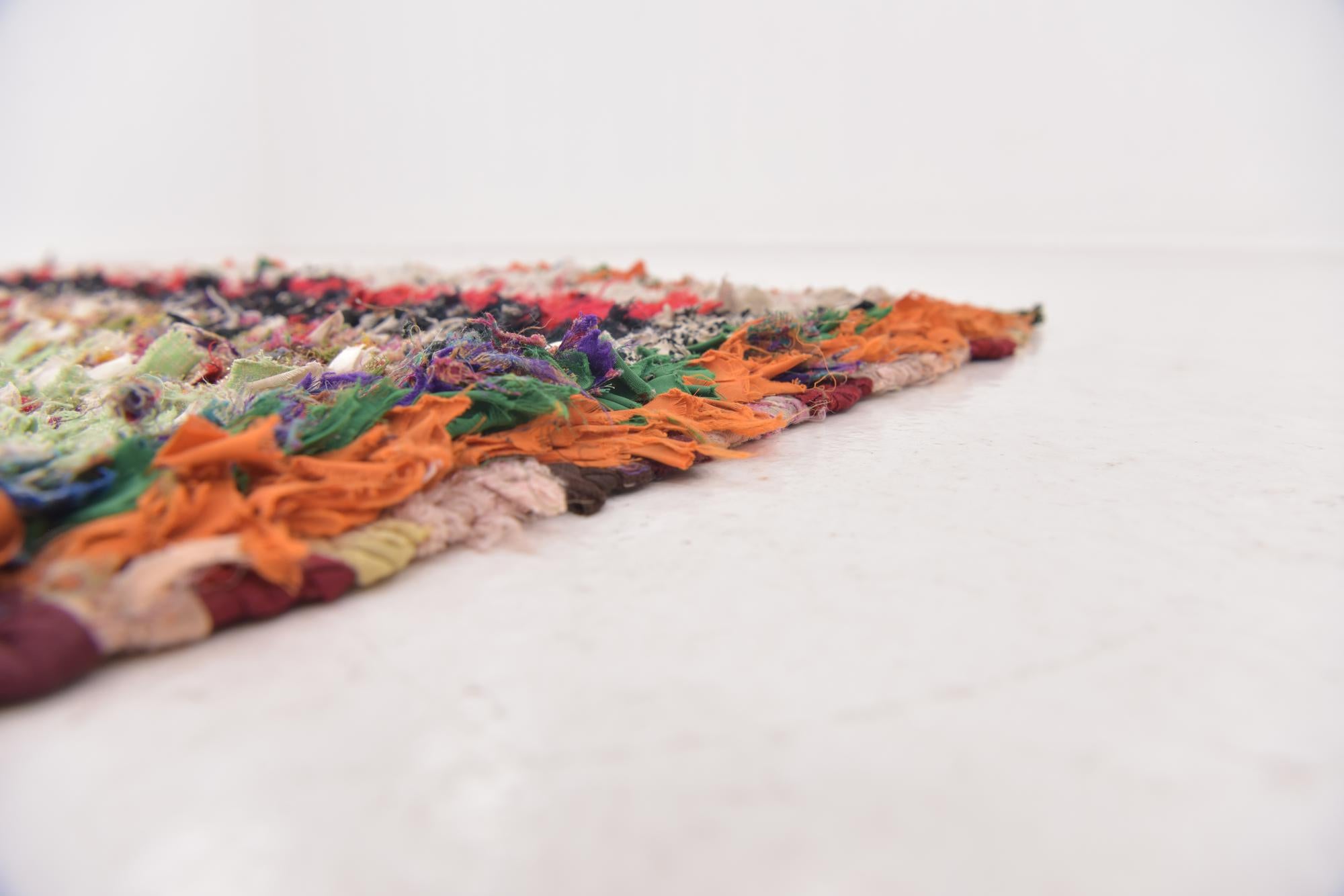 5' 1 x 9' 8 Hand Knotted Moroccan Runner Rug