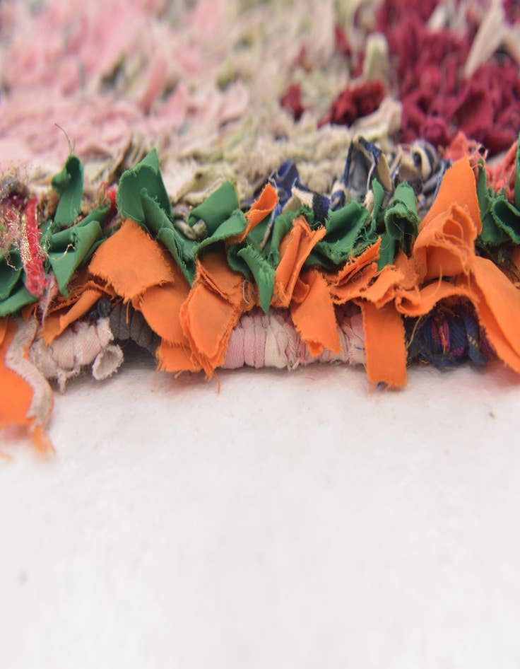 Detail image of 5' 1 x 9' 8  Hand Knotted Moroccan Runner Rug