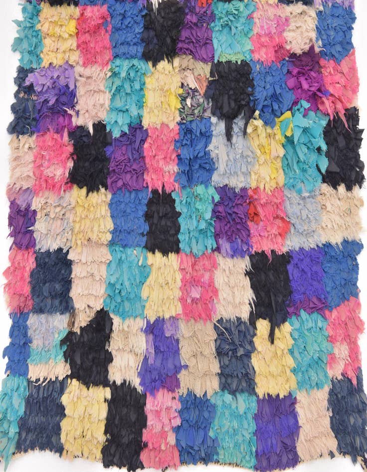 Detail image of 2' 10 x 11' 3  Hand Knotted Moroccan Runner Rug