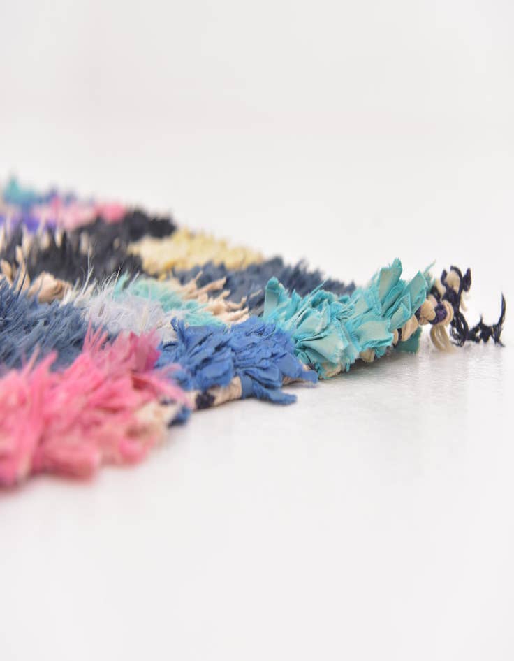 Detail image of 2' 10 x 11' 3  Hand Knotted Moroccan Runner Rug