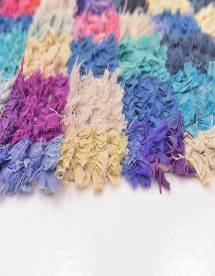 Detail image of 2' 10 x 11' 3  Hand Knotted Moroccan Runner Rug