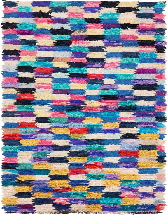 Detail image of 2' 10 x 11' 3 Hand Knotted Moroccan Runner Rug