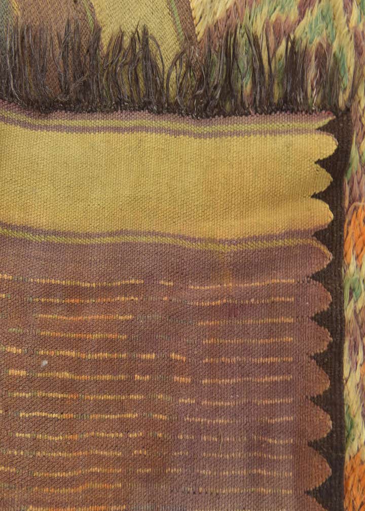 5' 5 x 10' Hand Knotted Moroccan Wool Runner Rug