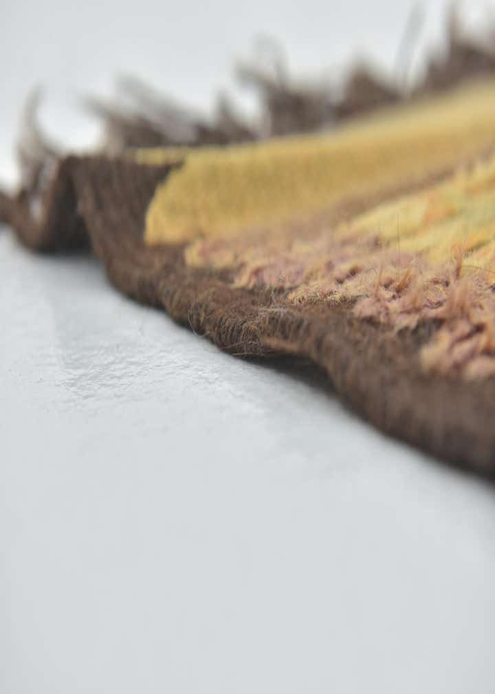 5' 5 x 10' Hand Knotted Moroccan Wool Runner Rug