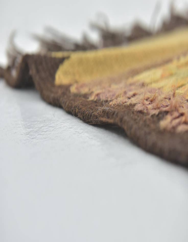 Detail image of 5' 5 x 10' Hand Knotted Moroccan Wool Runner Rug