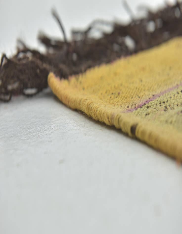 Detail image of 5' 9 x 10'  Hand Knotted Moroccan Wool Runner Rug