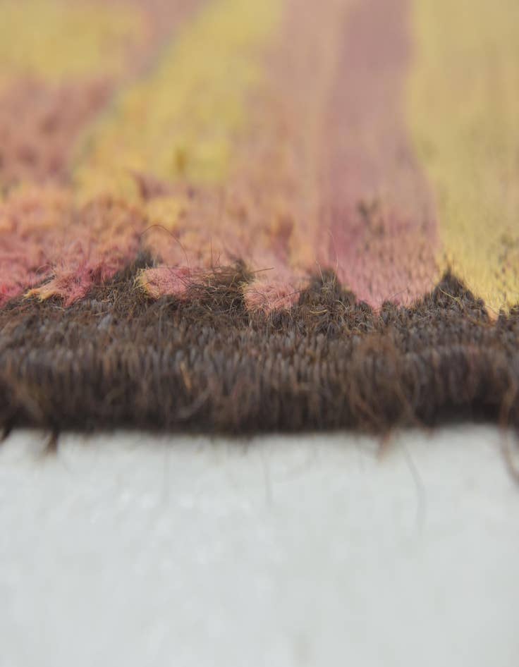 Detail image of 5' 9 x 10'  Hand Knotted Moroccan Wool Runner Rug