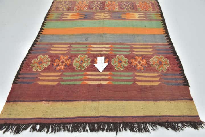 5' 9 x 13' Hand Knotted Moroccan Wool Runner Rug