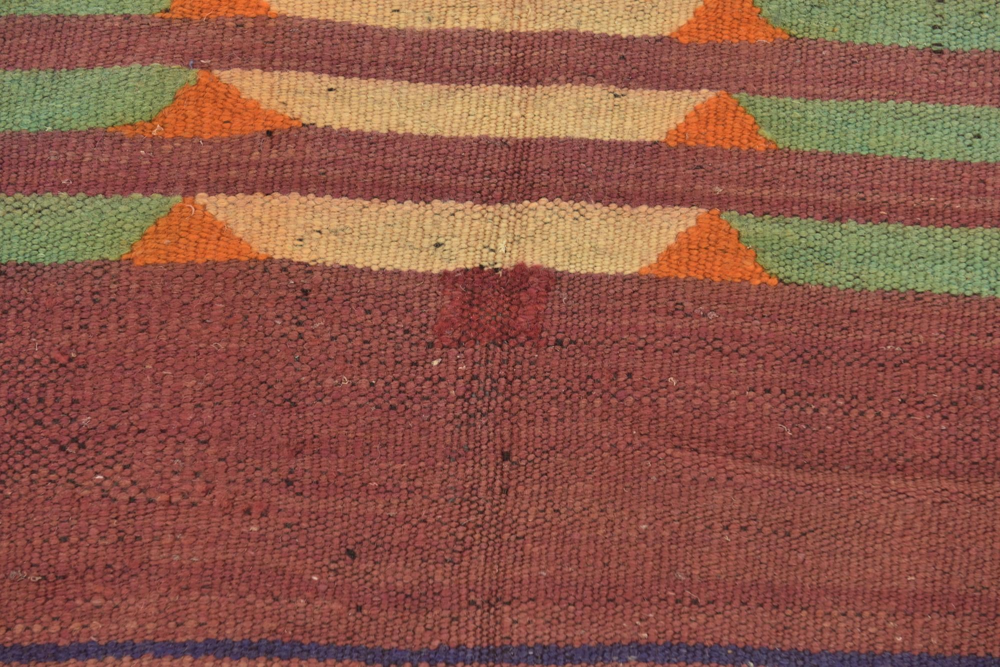 5' 9 x 13' Hand Knotted Moroccan Wool Runner Rug