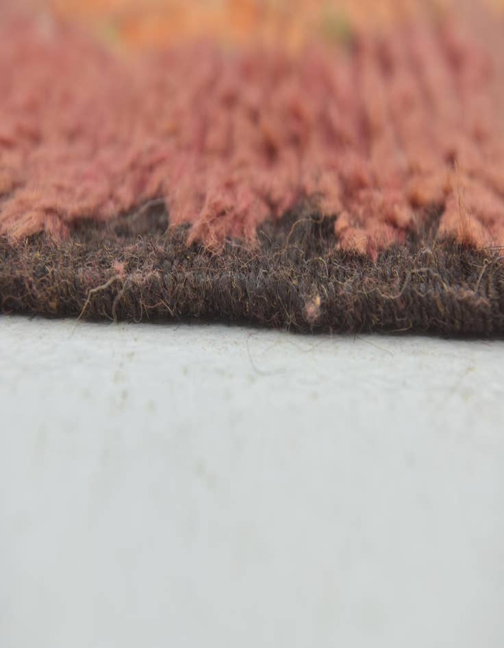 Detail image of 5' 9 x 13'  Hand Knotted Moroccan Wool Runner Rug