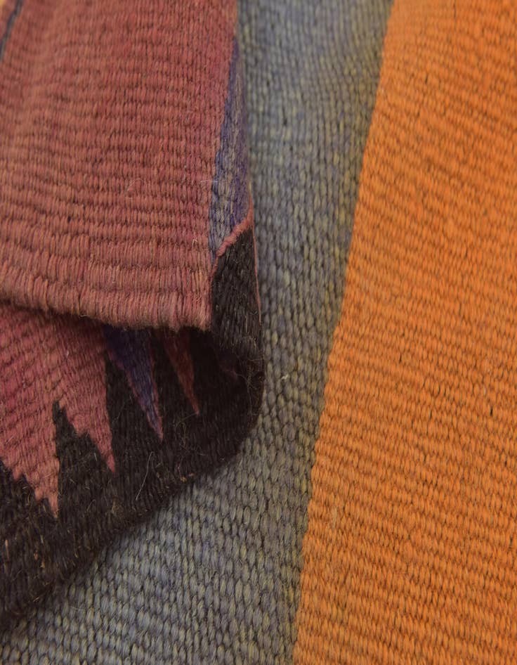 Detail image of 5' 9 x 13'  Hand Knotted Moroccan Wool Runner Rug