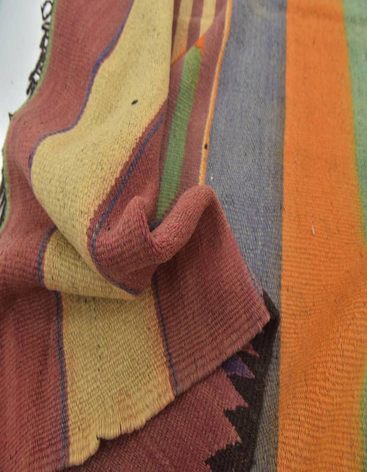 Detail image of 5' 9 x 13'  Hand Knotted Moroccan Wool Runner Rug