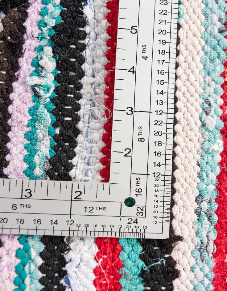 Detail image of 5' x 9' 6  Hand Knotted Moroccan Wool Runner Rug