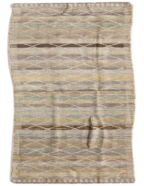 Detail image of 2' 2 x 9' 11 Hand Knotted Moroccan Wool Runner Rug