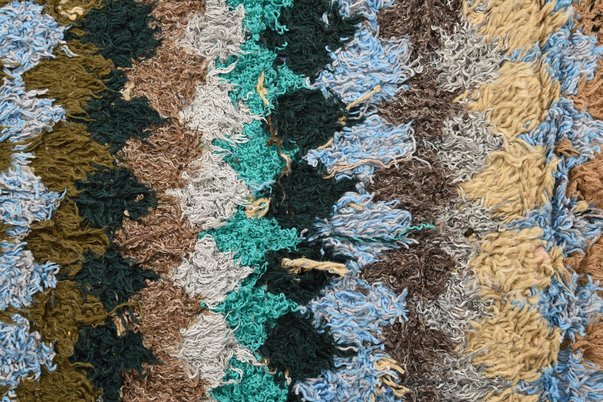 4' 4 x 14' 9 Hand Knotted Moroccan Wool Runner Rug
