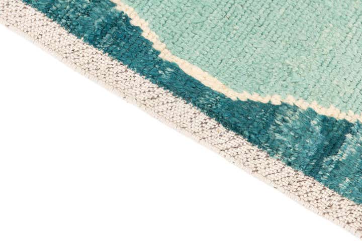 3' x 13' 9 Hand Knotted Moroccan Wool Runner Rug