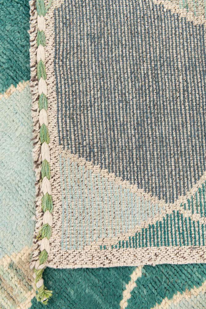 3' x 13' 9 Hand Knotted Moroccan Wool Runner Rug