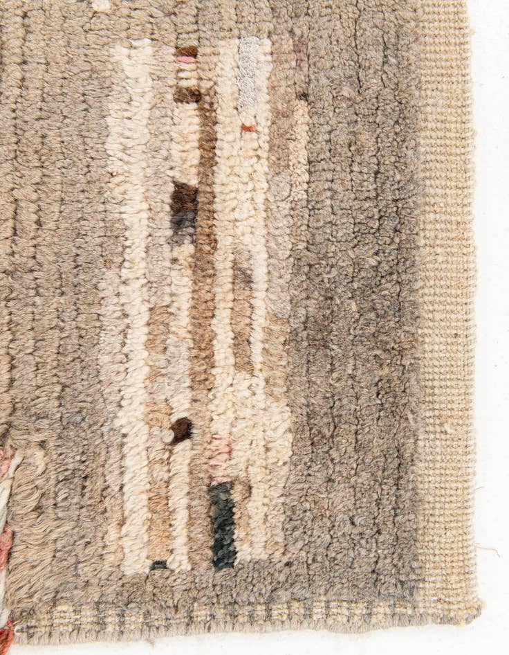 Detail image of 2' 10 x 10' 1  Hand Knotted Moroccan Wool Runner Rug