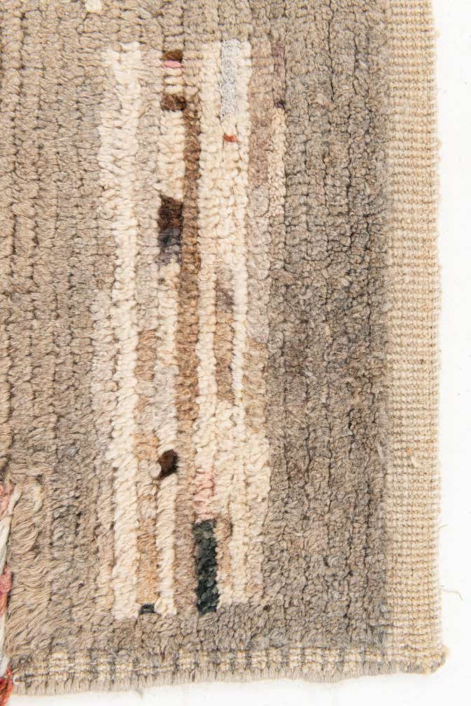 2' 10 x 10' 1 Hand Knotted Moroccan Wool Runner Rug