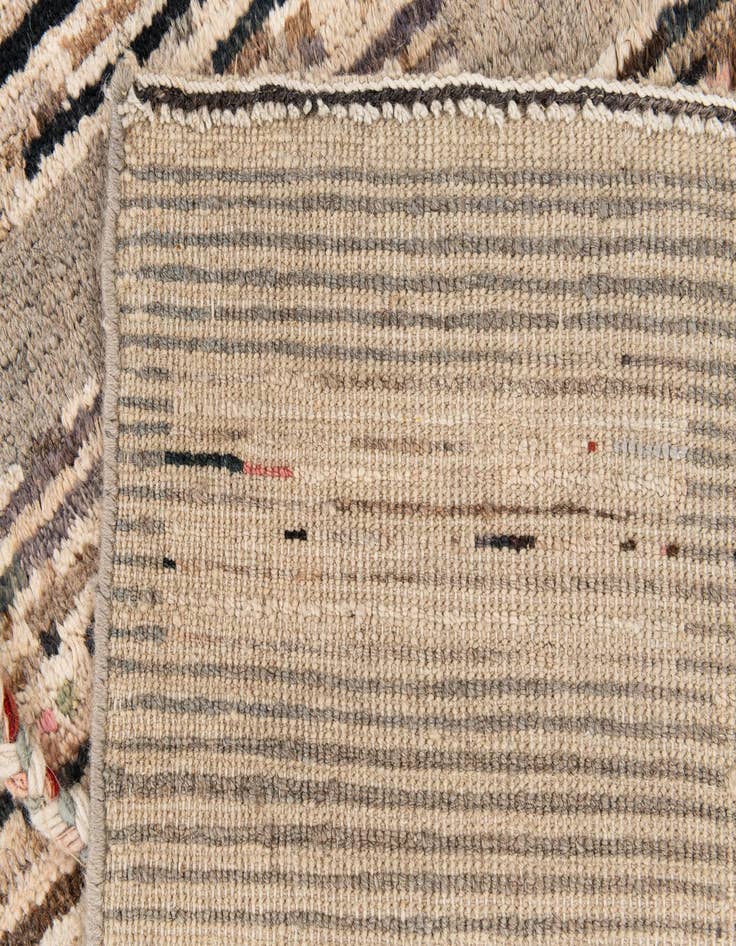 Detail image of 2' 10 x 10' 1  Hand Knotted Moroccan Wool Runner Rug