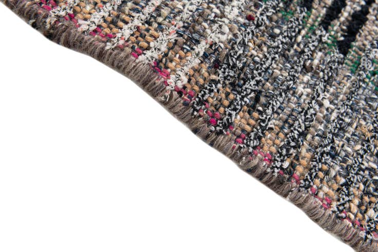 Detail image of 2' 6 x 9' 5 Hand Knotted Moroccan Wool Runner Rug