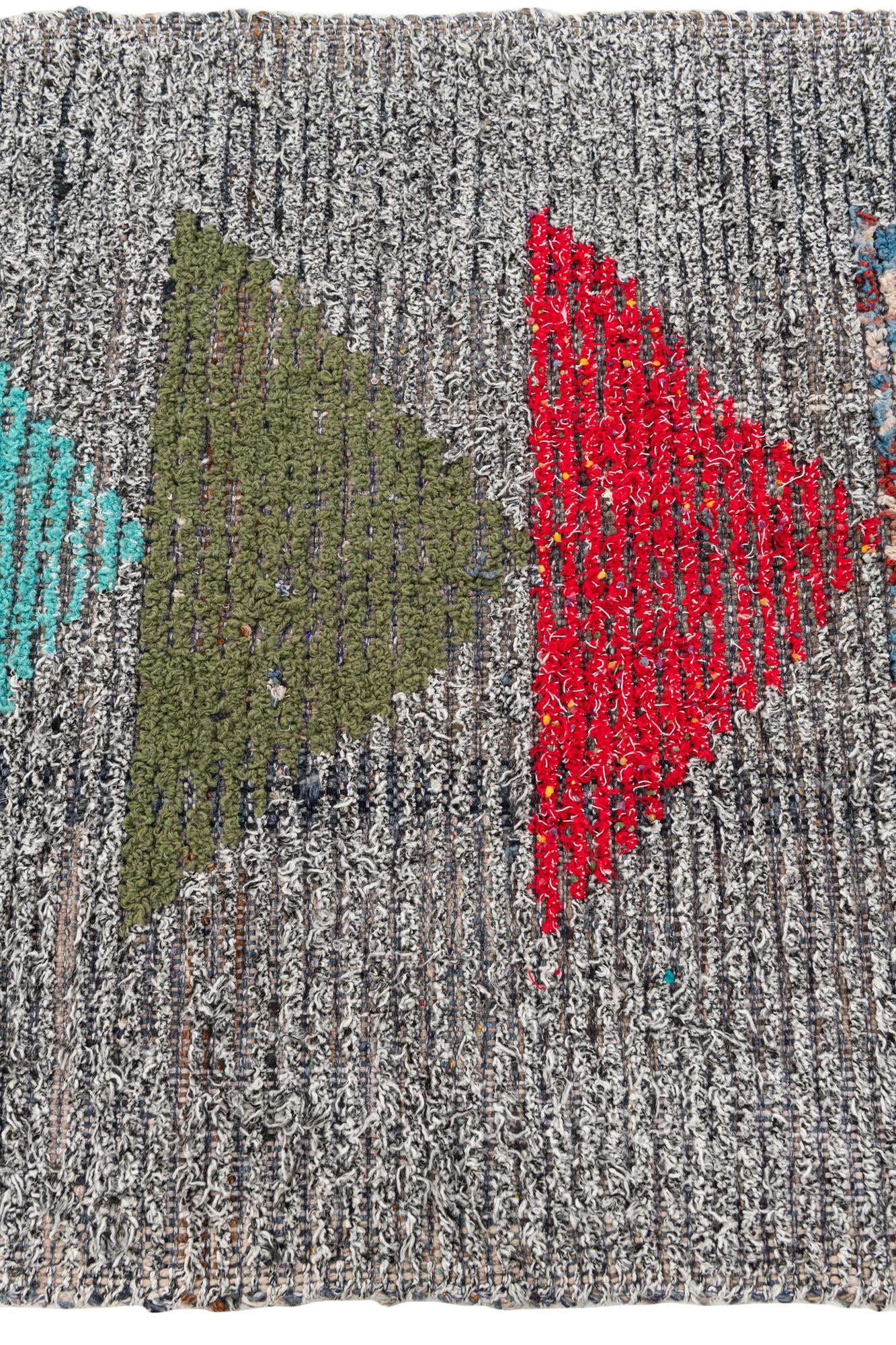 2' 10 x 12' 4 Hand Knotted Moroccan Wool Runner Rug