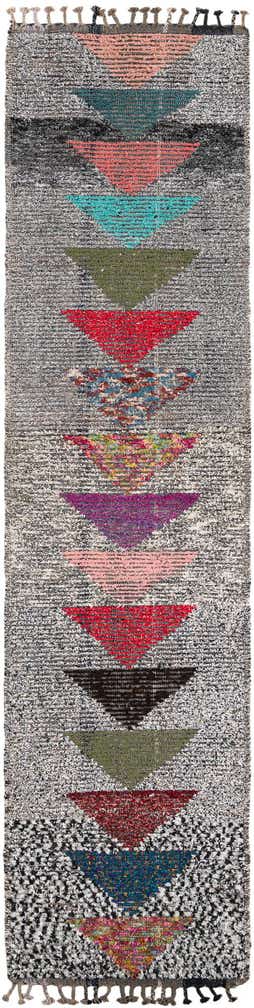 2' 10 x 12' 4 Hand Knotted Moroccan Wool Runner Rug