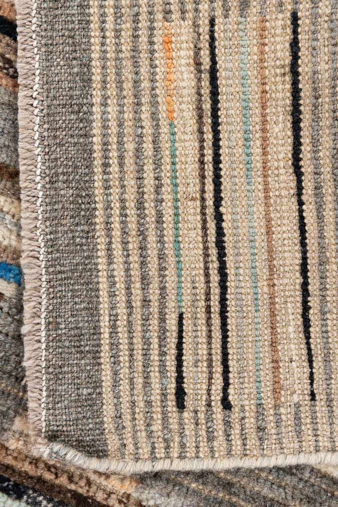 2' 10 x 8' 4 Hand Knotted Moroccan Wool Runner Rug