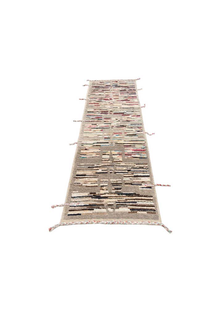 2' 10 x 8' 2 Hand Knotted Moroccan Runner Rug