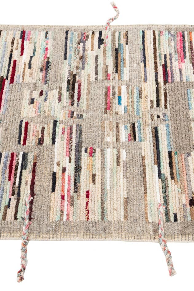 Detail image of 2' 10 x 8' 2 Hand Knotted Moroccan Runner Rug