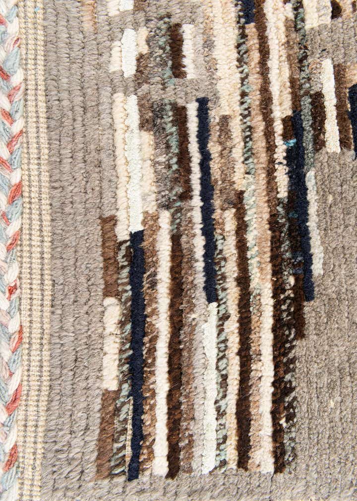 2' 10 x 8' 2 Hand Knotted Moroccan Runner Rug