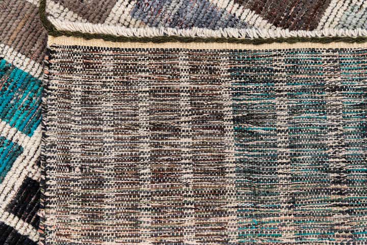 4' 1 x 11' 10 Hand Knotted Moroccan Wool Runner Rug