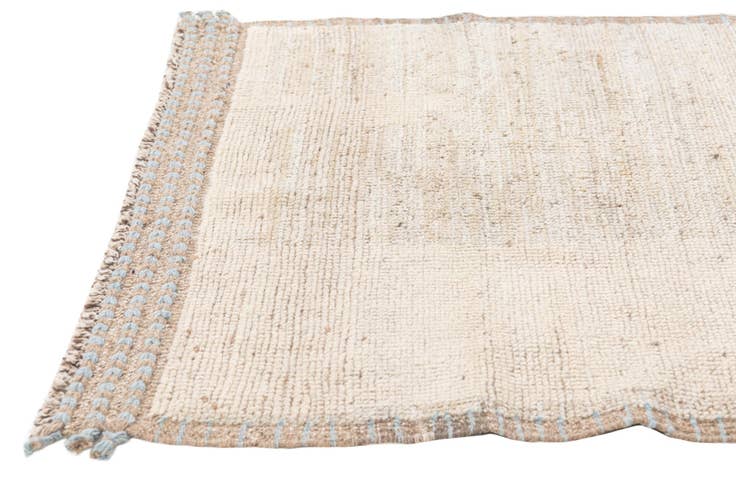Detail image of 3' 3 x 10' 2 Hand Knotted Moroccan Wool Runner Rug