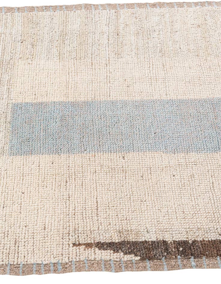 Detail image of 3' 3 x 10' 2  Hand Knotted Moroccan Wool Runner Rug