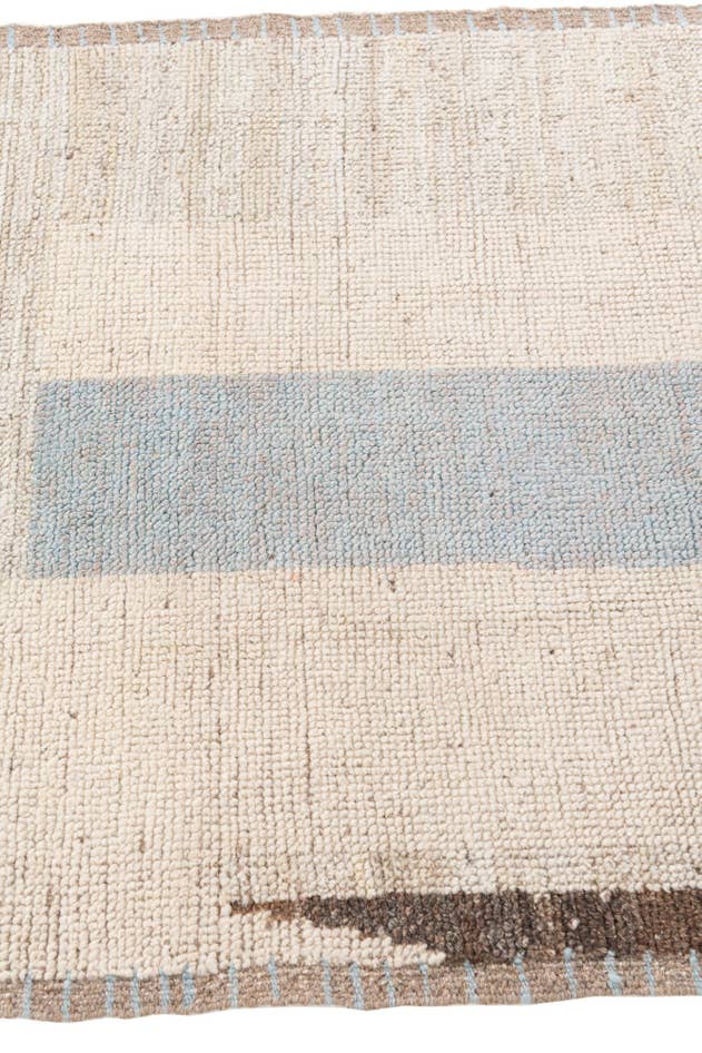 Detail image of 3' 3 x 10' 2 Hand Knotted Moroccan Wool Runner Rug